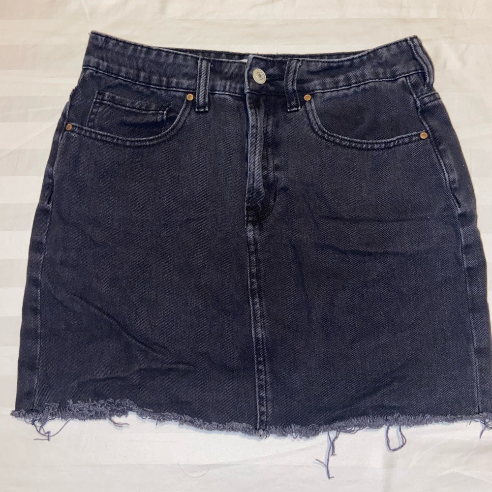 PacSun Black Denim Skirt